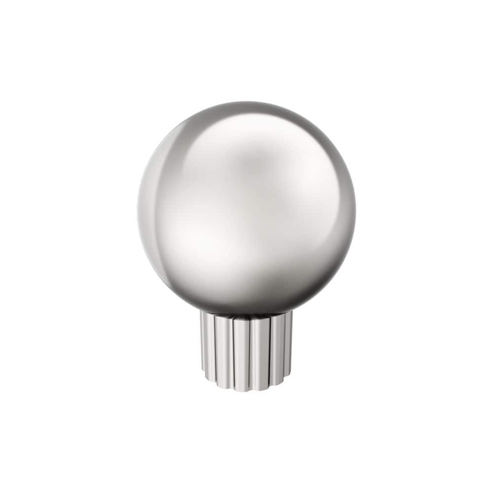 Cowrie 1-1/8 in. (29mm) Diameter Polished Nickel Classic Round Cabinet Knob price history on PriceWatchPro
