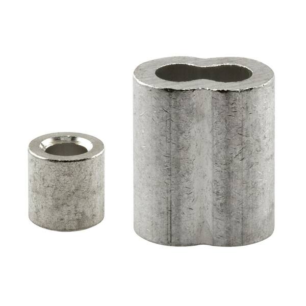 Prime-Line 5/16 in. Aluminum Ferrules and Stops