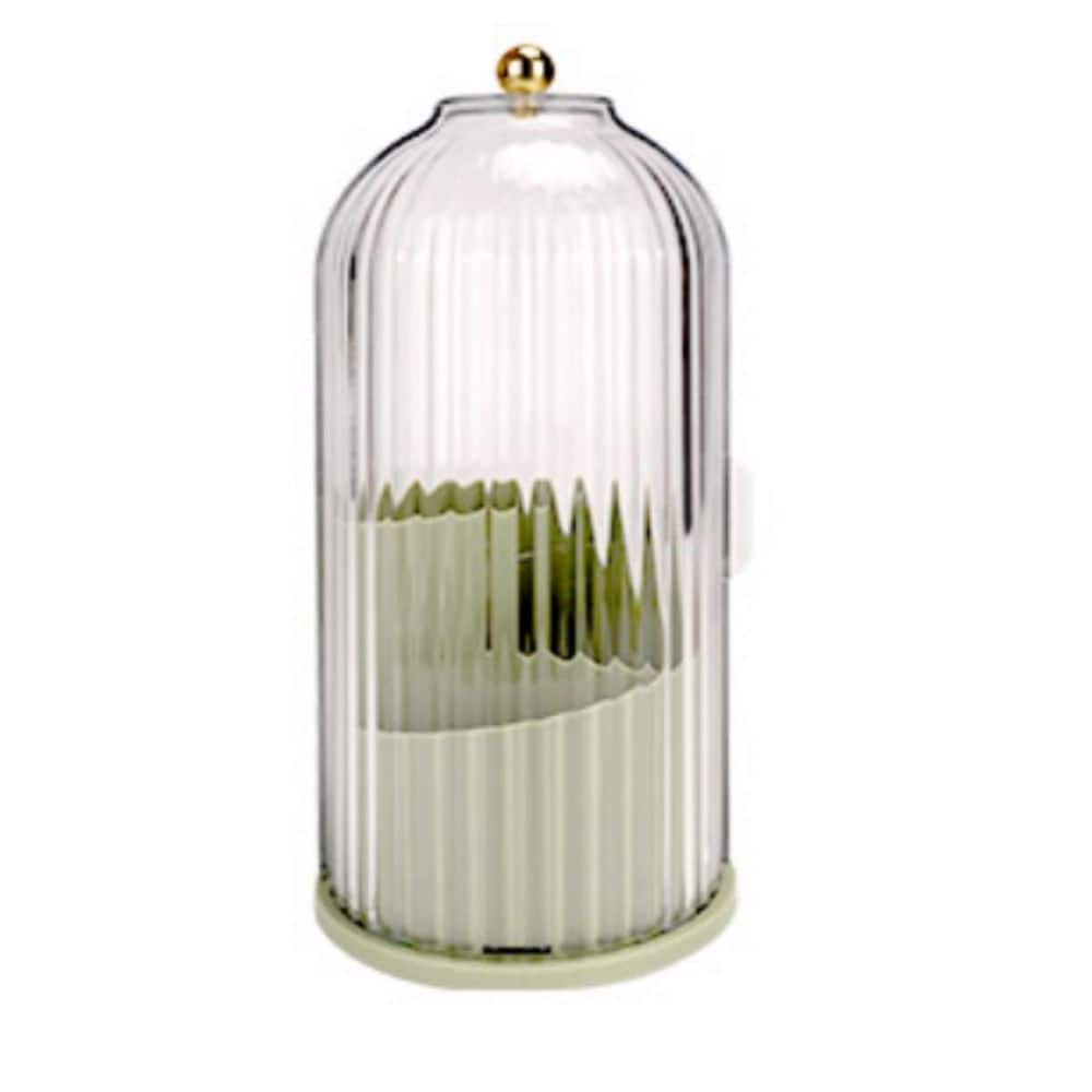 1-Pack Green Tabletop Mount Toothbrush Holder with Sliding Door Cover, 3 rotatable slots price history on PriceWatchPro