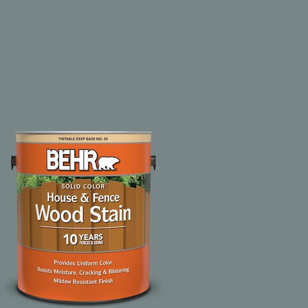 BEHR 1 gal. #730F-5 Nature Retreat Solid Color House and Fence Exterior Wood Stain