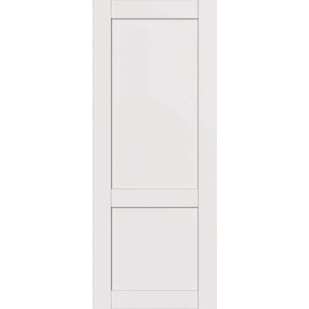 Shaker 2 Panel N 30 in. х 80 in. No Bore Snow White Solid Composite Core Wood Interior Door Slab price history on PriceWatchPro
