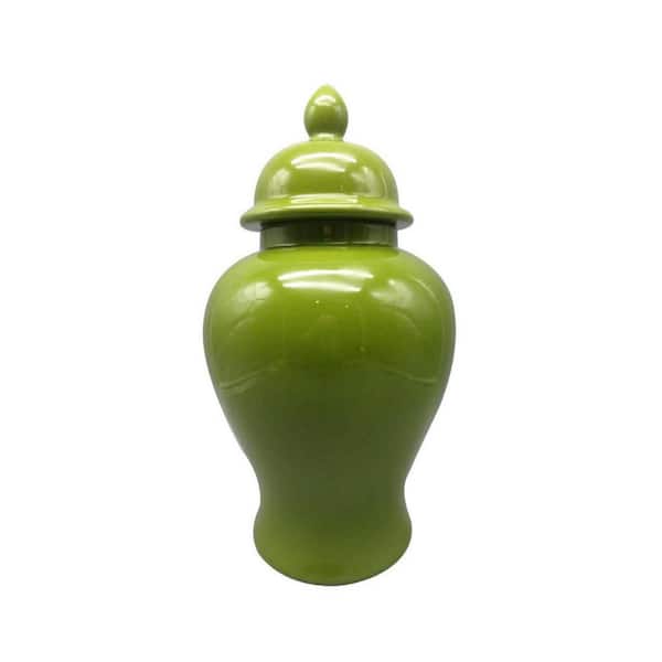 Benjara Ceramic Jar with Glossy Finish