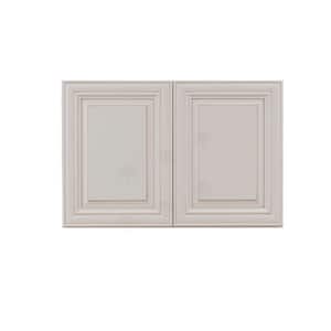 Princeton Assembled 36 in. x 24 in. x 24 in. Wall Cabinet with 2 Doors 1 Shelf in Creamy White