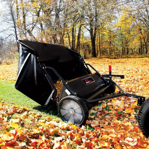 Brinly-Hardy 42 in. 6-Brush High-Speed Tow-Behind Lawn Sweeper for