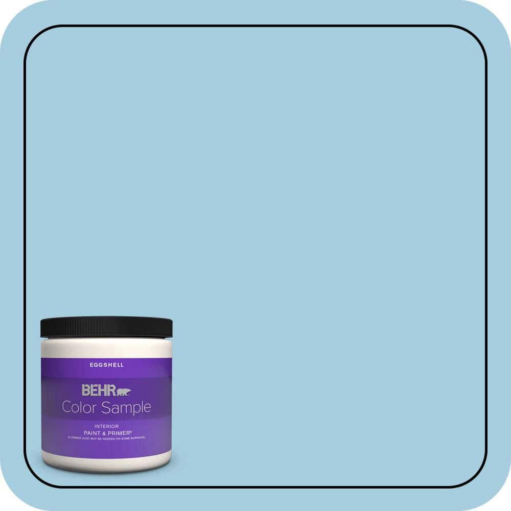 8 oz. #M490-2 Carefree Sky Eggshell Enamel Interior Paint & Primer Color Sample price history on PriceWatchPro