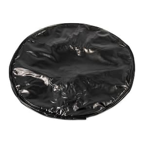 Black Spare Tire Cover - Size J (Up to 27 in.)