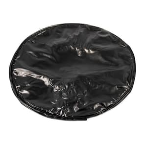Black Spare Tire Cover - Size L (Up to 25-1/2 in.)