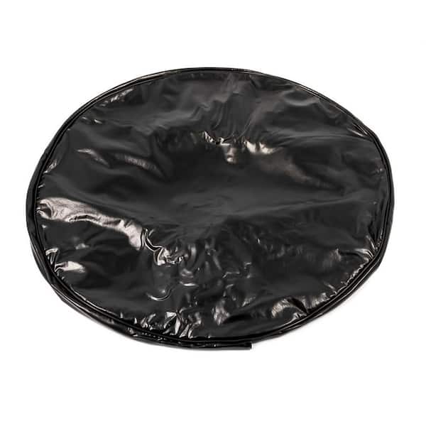 Camco Black Spare Tire Cover - Size L (Up to 25-1/2 in.)