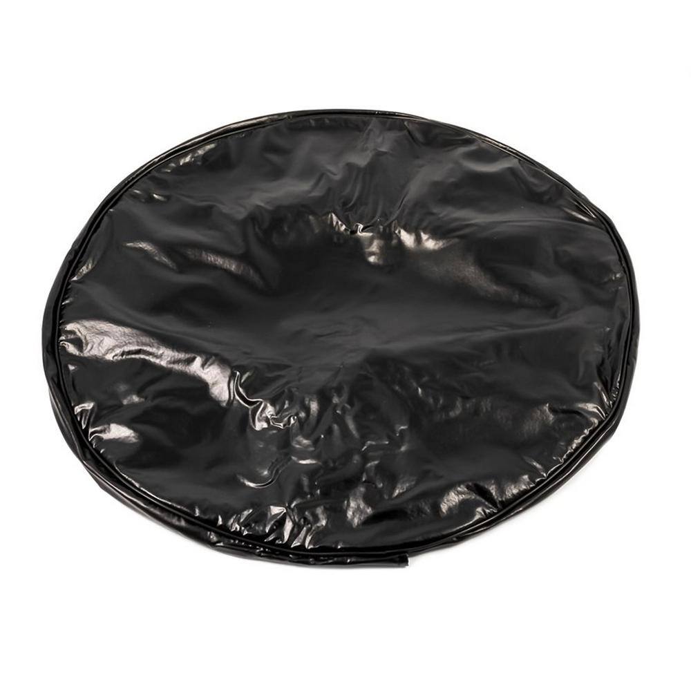 Camco Black Spare Tire Cover Size O (Up to 211/2 in.) 45261 The