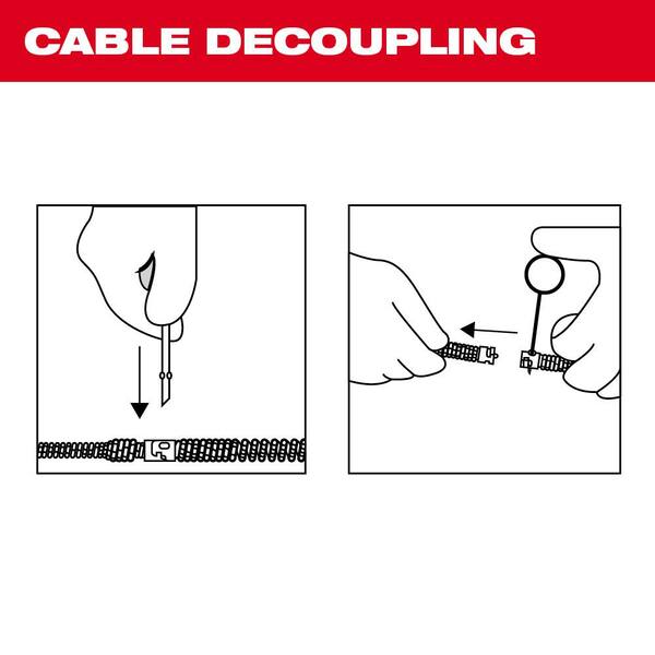 Milwaukee 2817A-21 M18 Drum Machine for 3/8”-1/2” Cable