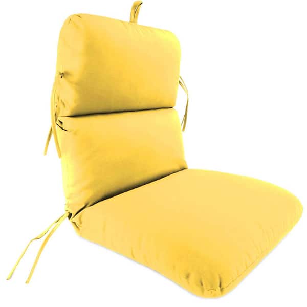 Jordan Manufacturing 45 in. L x 22 in. W x 5 in. T Outdoor Chair Cushion in Sunray Yellow