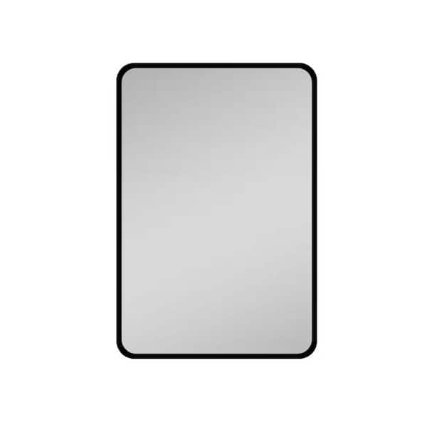 Unbranded 24 in. W x 30 in. H Rectangular Metal Framed Wall Mount Modern Decorative Bathroom Vanity Mirror