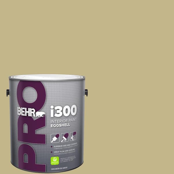 BEHR PRO 1 gal. #BIC-27 Modish Moss Eggshell Interior Paint