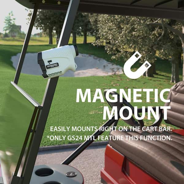 Magnetic Golf Rangefinder with 1200 Yards Laser and 6x Magnification Distance Measurement