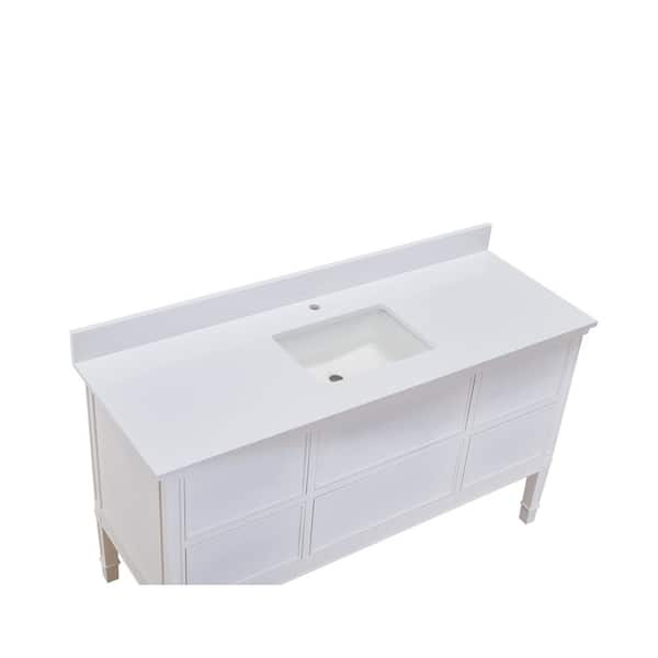 Sink Topper / Cover Countertop Space Bathroom Vanity Kitchen RV Travel  White