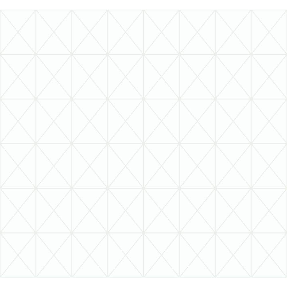 Florence Triangle Metallic Pearl and White Paper Strippable Roll (Covers 60.75 sq. ft.) price history on PriceWatchPro