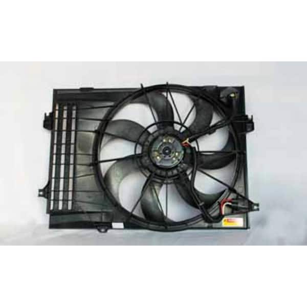 TYC Dual Radiator and Condenser Fan Assembly