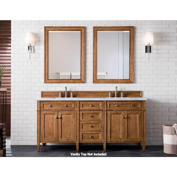 Brittany 71.0 in. W x 23.0 in. D x 32.8 in. H Single Bath Vanity Cabinet without Top in Saddle Brown