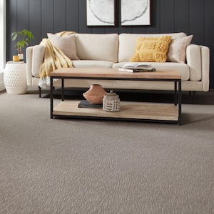 Enchantment  - Distant Thunder - Gray 32 oz. Triexta Pattern Installed Carpet