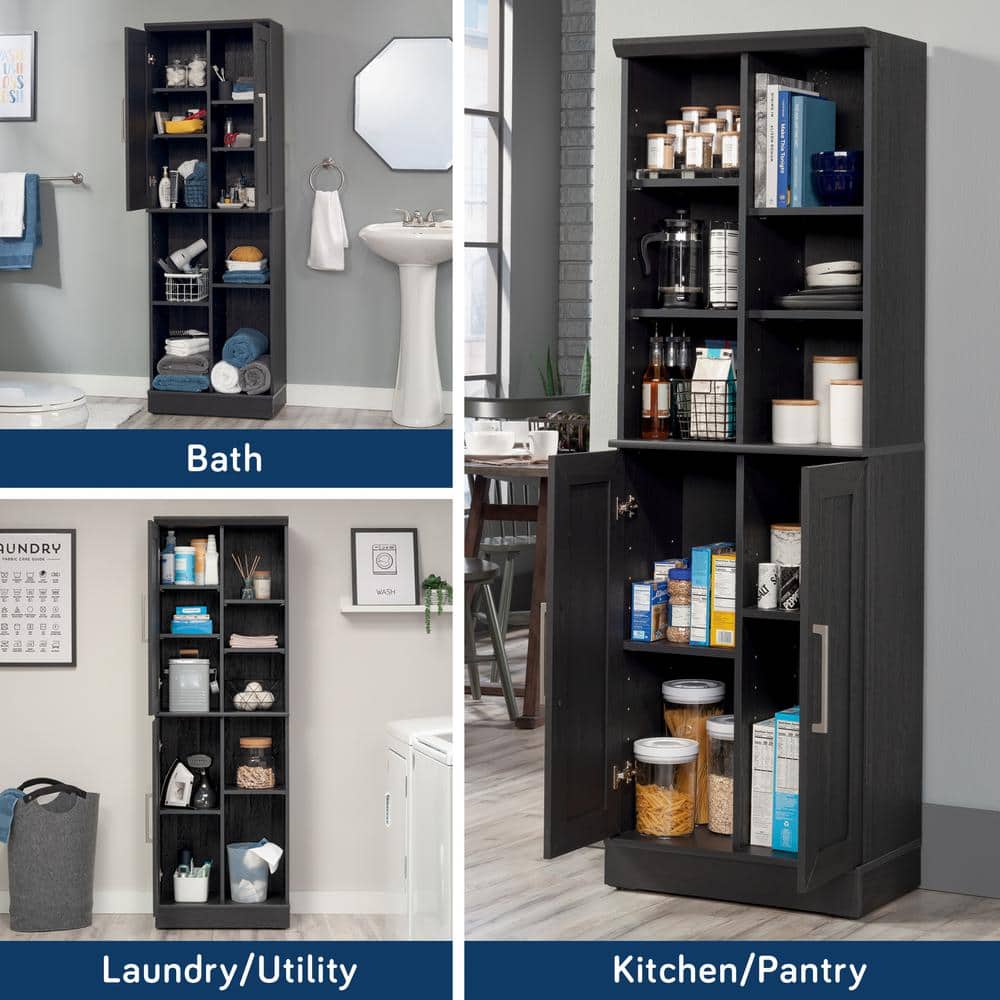Raven Oak Adjustable Shelving Office Storage Cabinet