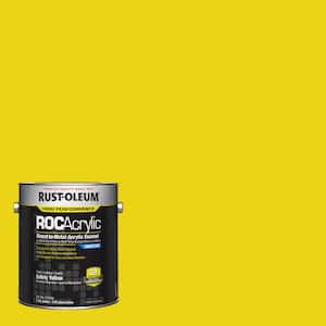 1 gal. ROC Acrylic  3800 DTM OSHA Gloss Safety Yellow Interior/Exterior Enamel Paint (Case of 2)
