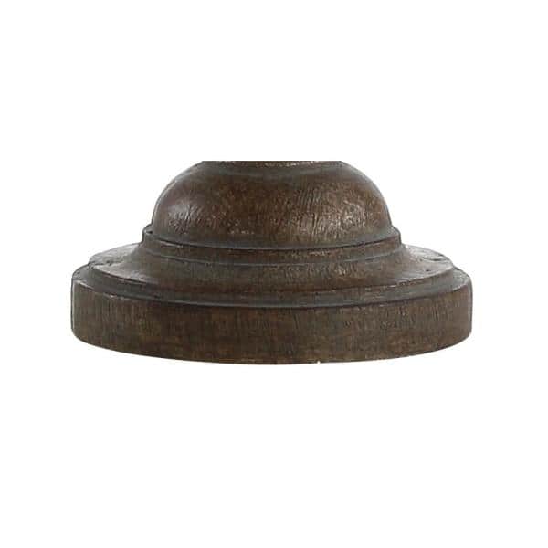 Abeline 28.5" Brown Resin LED Table Lamp with Drum Shade