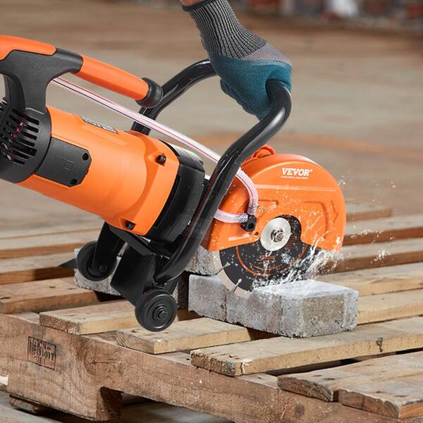 VEVOR Electric Concrete Saw 7 in Circular Saw Cutter 2000 W High Power with Max. 2.5 in Cutting Depth DDHNTJ1600W7G3JFXV1