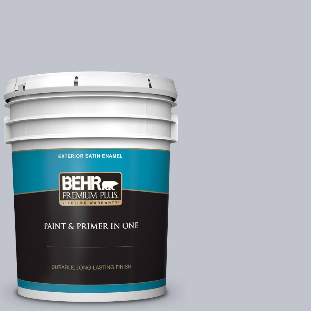 BEHR PREMIUM PLUS 5 gal. N5402 Glitter color Satin