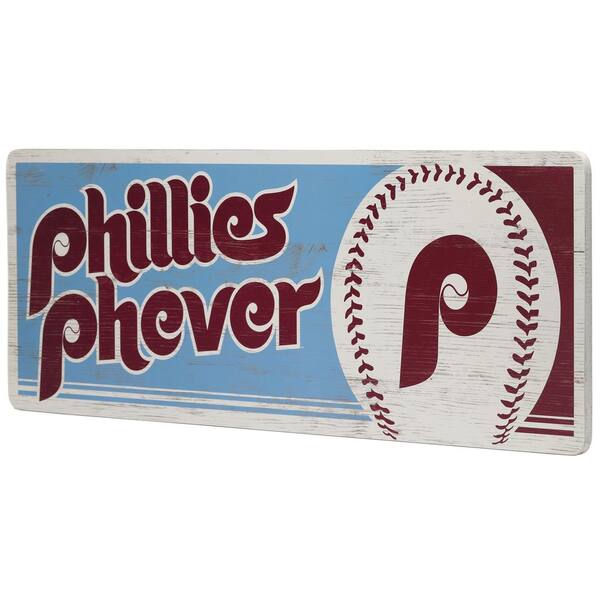 Open Road Brands Philadelphia Phillies MDF Wood Wall Art 90182809-S - The  Home Depot