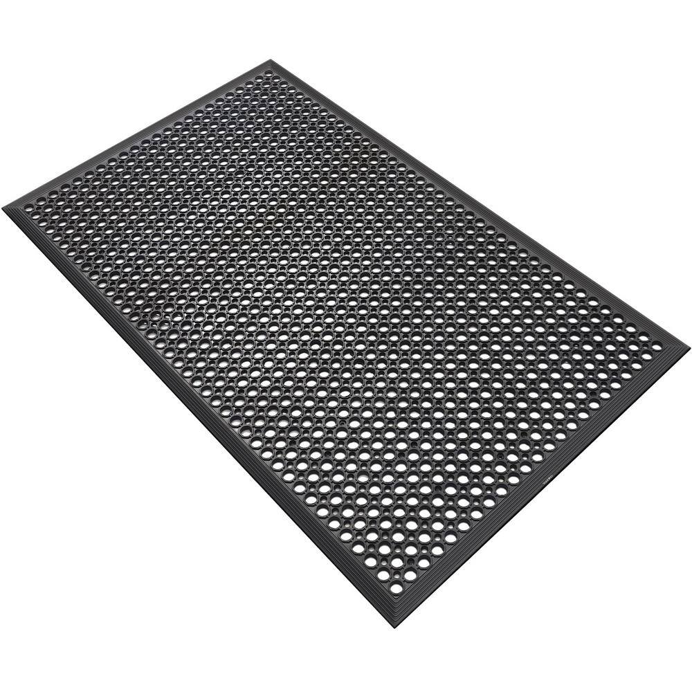 36 in. x 60 in. Black Anti-Fatigue Rubber Floor Mats Durable Non Slip for Indoor Outdoor Garage price history on PriceWatchPro
