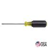 Klein Tools #2 Square- Recess Tip Screwdriver with 4 in. Round Shank- Cushion Grip Handle 662