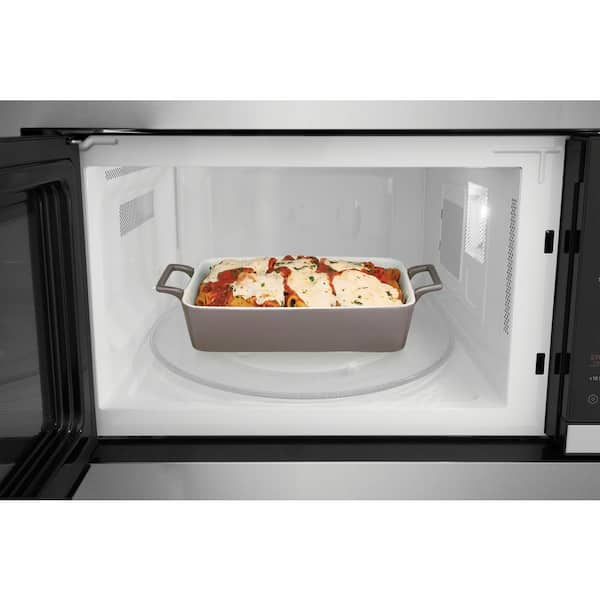 Gallery 24 in. 2.2 cu. ft. Electric Built-In Microwave in Stainless Steel with Sensor Cook