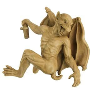 15 in. H Gaston, the Gothic Gargoyle Climber Large Sculpture