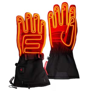 Men's Large Black 7-Volt Battery Heated S7 Gloves
