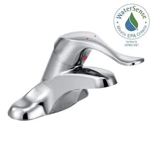 Innovations 4 in. Centerset Single Handle Low-Arc Bathroom Faucet in Polished Chrome