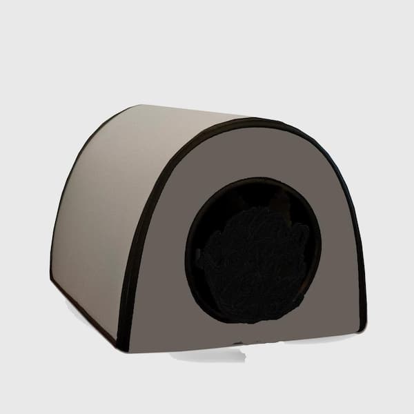 21 in. x 14 in. x 13 in. 25-Watt Gray Mod Thermo-Kitty Shelter