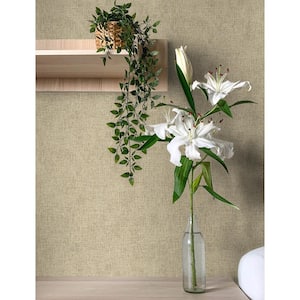 Buxton Faux Weave Brown Non Pasted Non Woven Wallpaper Sample
