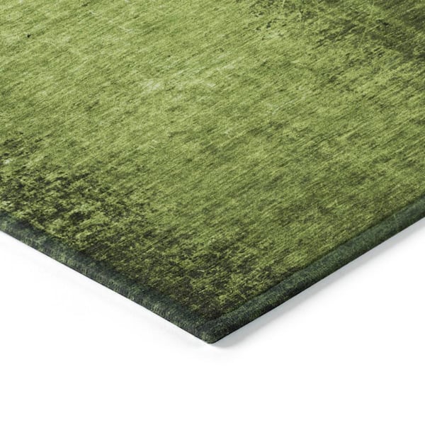 Chantille ACN554 Green 1 ft. 8 in. x 2 ft. 6 in. Machine Washable Indoor/Outdoor Geometric Area Rug
