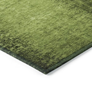 Chantille ACN554 Green 2 ft. 3 in. x 7 ft. 6 in. Machine Washable Indoor/Outdoor Geometric Runner Rug