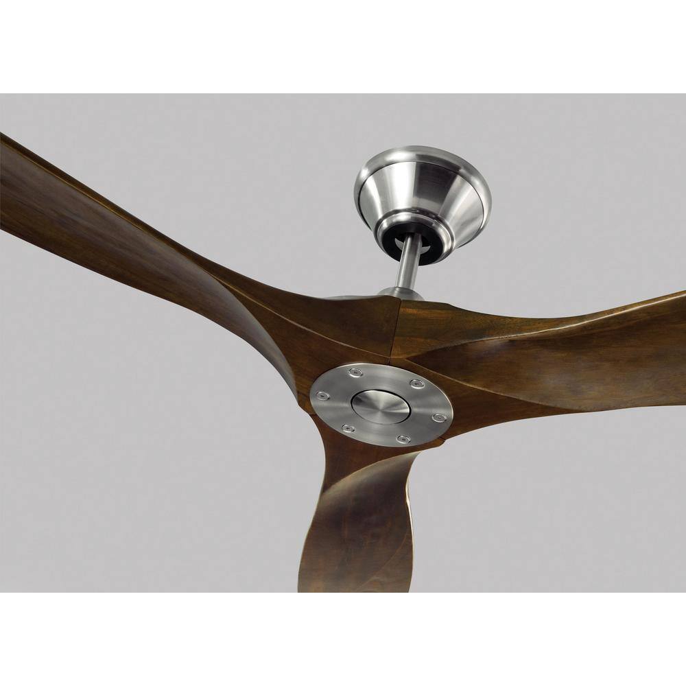 Maverick 60'' White and Gold Ceiling Fan with Remote