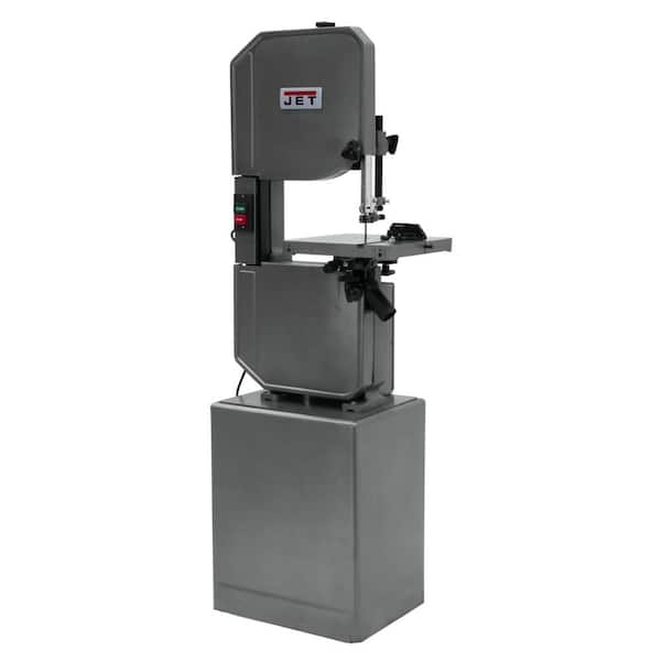 Jet 1 HP 14 In. Metalworking and Woodworking Vertical Band Saw with Closed Stand, 8-Speed, 115-Volt, J-8201K