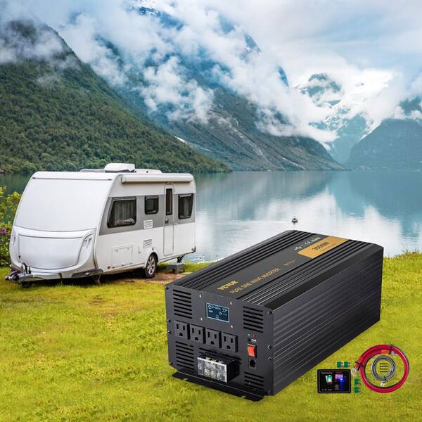 VEVOR Pure Sine Wave Inverter, 3500 Watt Power Inverter, DC 24V to