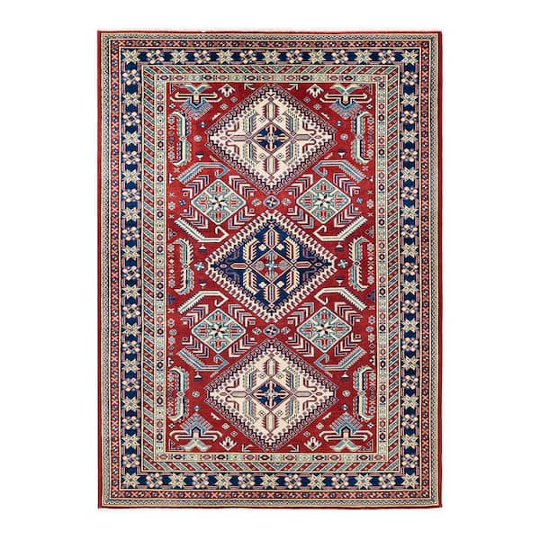 Solo Rugs Tribal One-of-a-Kind Bohemian Orange 5 ft. 1 in. x 7 ft. 0 in. Tribal Area Rug