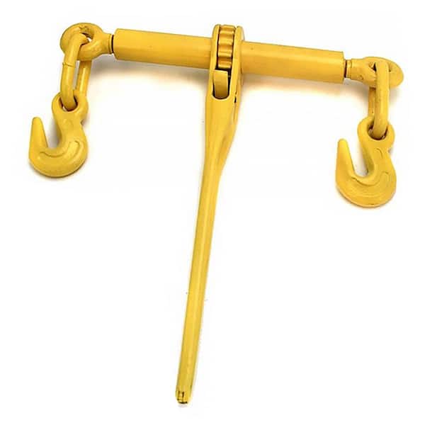 STARK USA 5400 lbs. 3/8 in. Ratcheting Load Binder with Grab Hooks