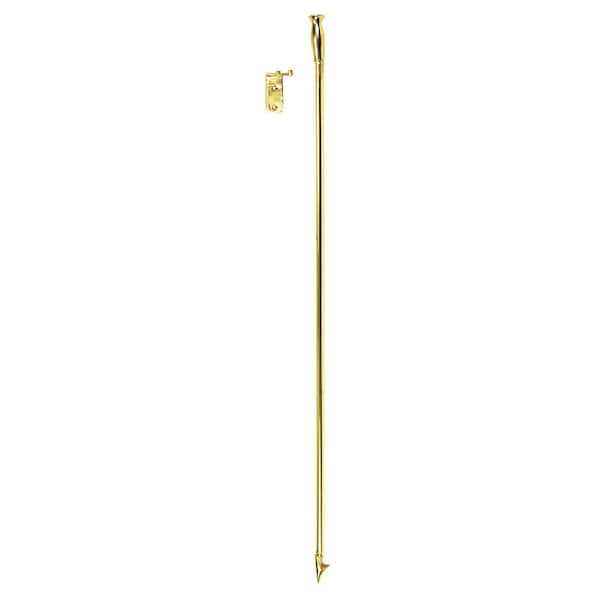 ACHLA DESIGNS 47 in. Tall Brass Multi-Functional Aerator Poker