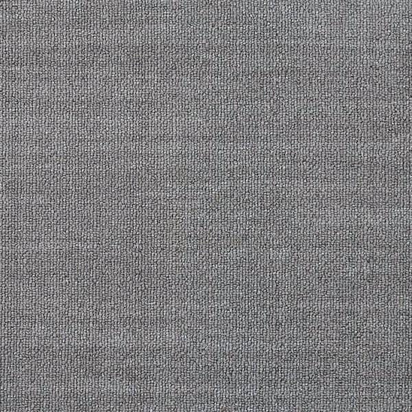 Natural Harmony 9 in. x 9 in. Loop Carpet Sample - Sky Breeze - Color ...