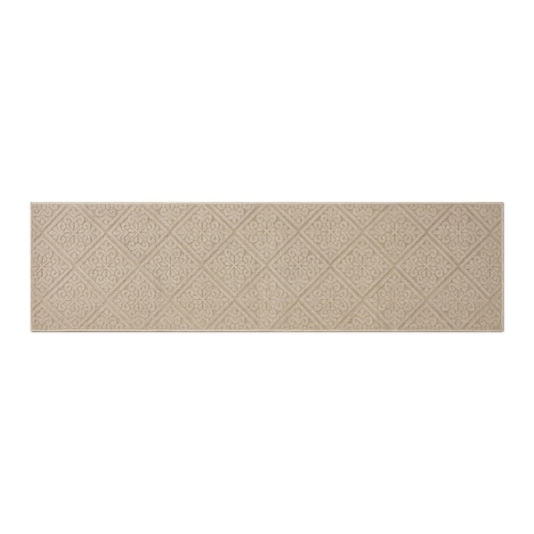 Austell Solid 2 ft. x 8 ft. Berber Geometric Runner Rug