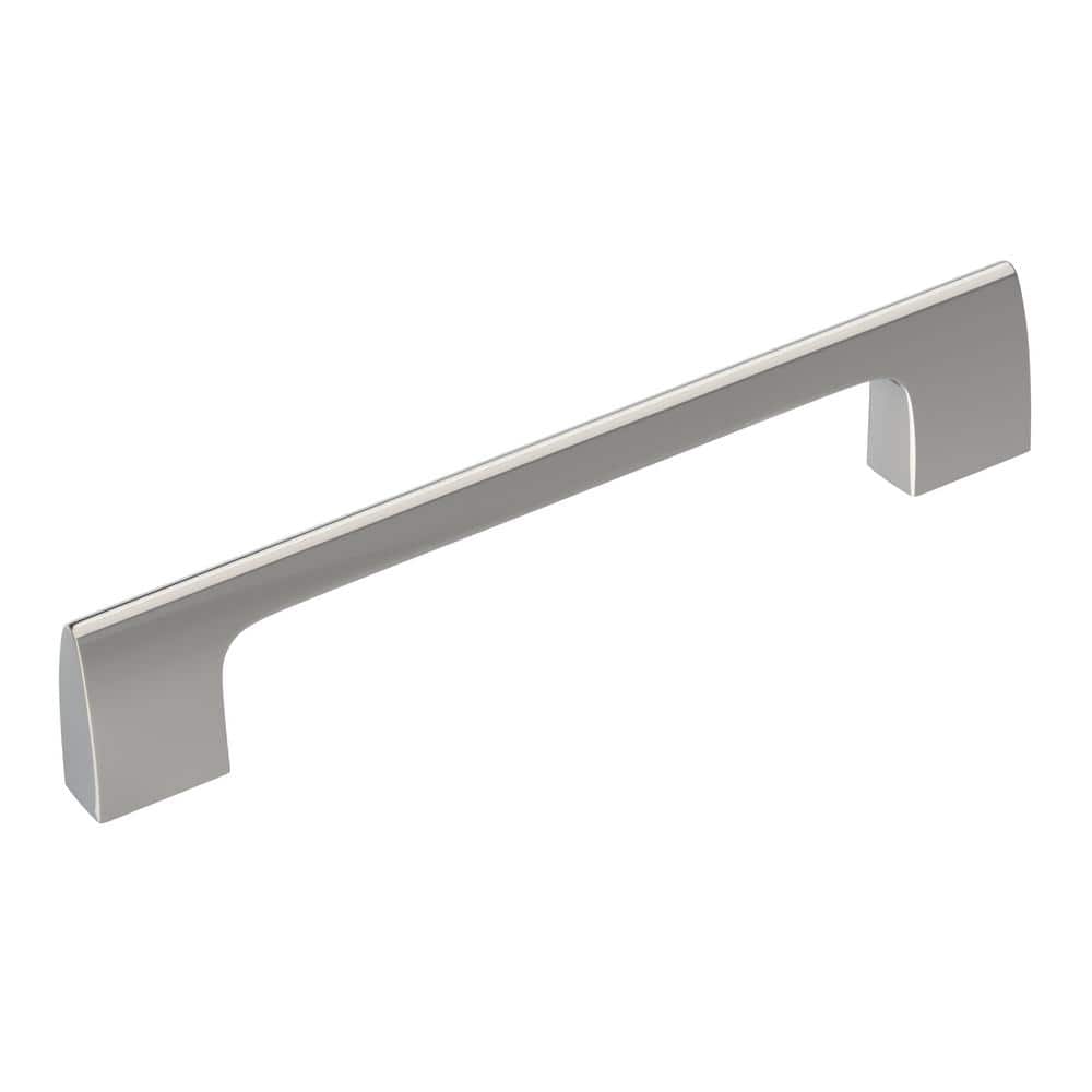 Riva 5-1/16 in. (128mm) Modern Polished Chrome Bar Cabinet Pull