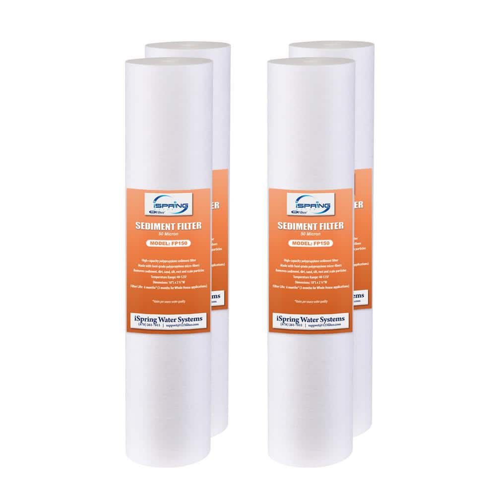 "10""x2.5"" Universal Sediment Filter Cartridges, 15,000-Gallon, Multi-layer, 4-pack" price history on PriceWatchPro