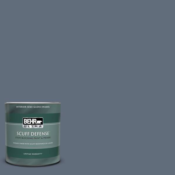 BEHR ULTRA 1 qt. #BNC-29 Dark Room Extra Durable Semi-Gloss Enamel Interior Paint & Primer